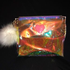 Iridescent HOLO Clutch /Crossbody